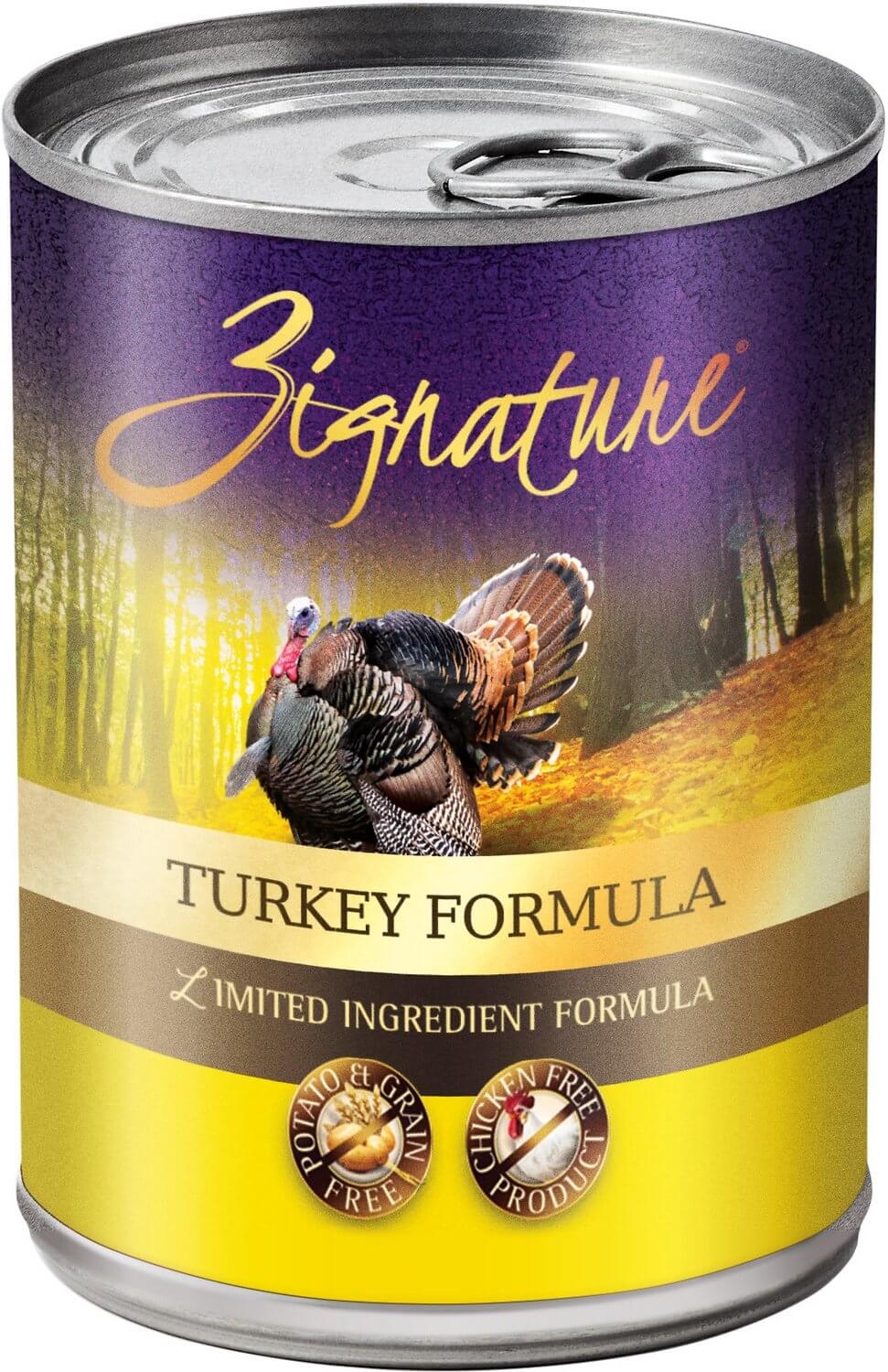 Zignature Turkey Formula Limited Ingredient  - Best Dog Foods for Allergies
