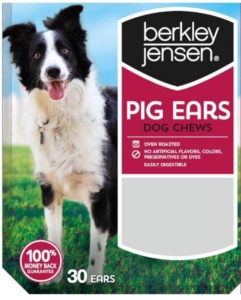 Berkley Jensen Pig Ears Dog Chews Package Front