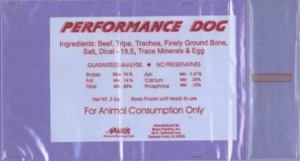 Performance Dog Raw Recall