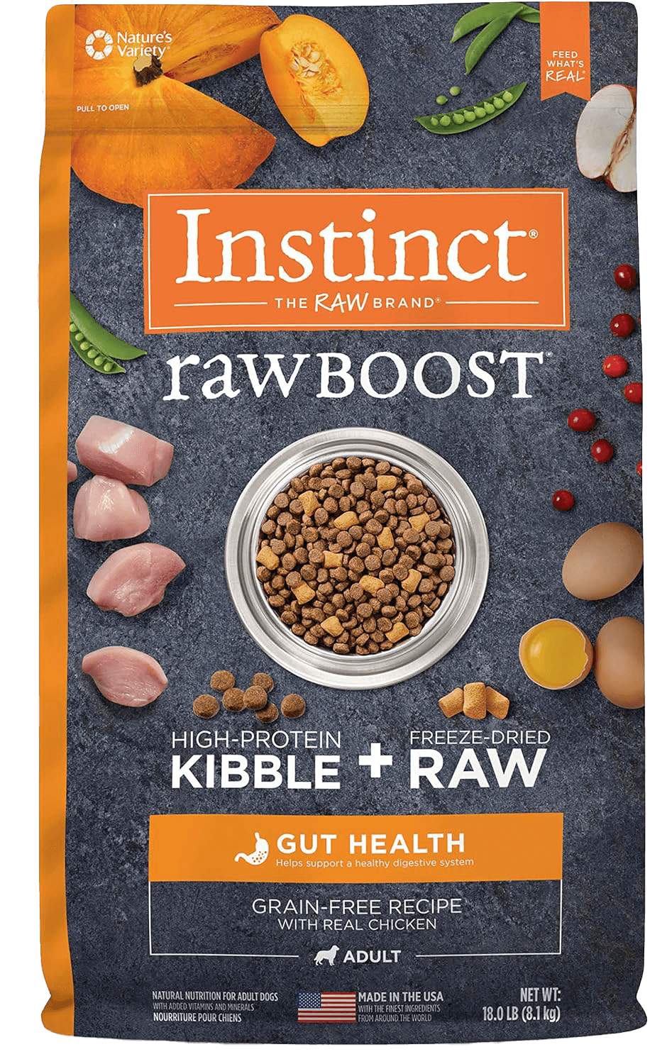 Instinct Raw Boost Gut Health - Best Dog Food for Sensitive Stomachs