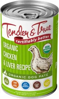 Tender and True (Wet) - Best Organic Dog Foods