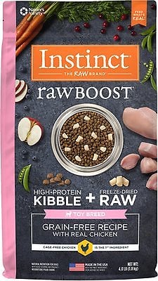 Instinct Raw Boost Toy Breed with Real Chicken - Best Dog Food for Chihuahuas