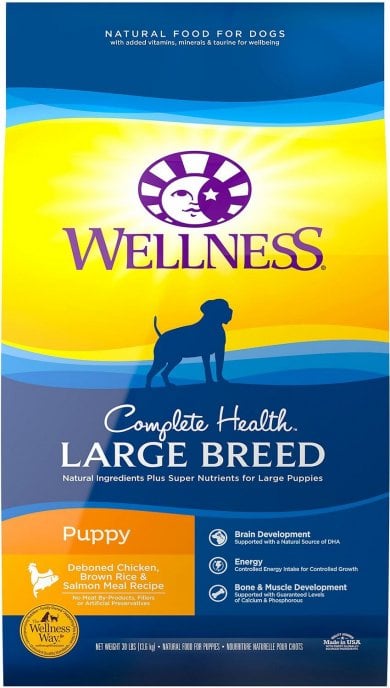 Wellness Complete Health Large Breed Puppy - Best Dog Food for Boxers