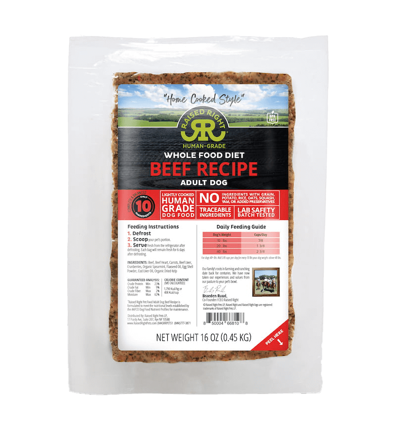 Raised Right Dog Food - Best Dog Food for Small Dogs