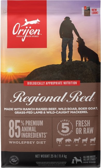 Orijen Regional Red - Best Dog Food for Australian Shepherds