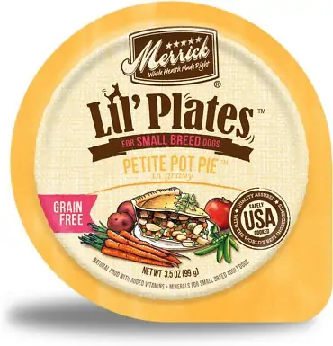 Merrick Lil’ Plates Small Breed Petite Pot Pie - Best Dog Food for Dachshunds