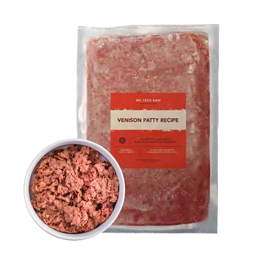 We Feed Raw Turkey Patty - Best High Protein Dog Food