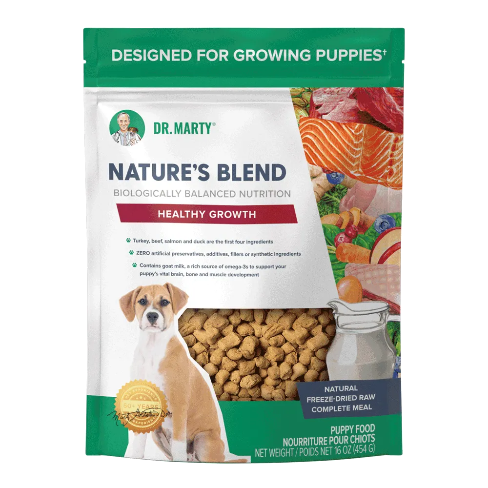 Dr. Marty Nature's Blend Healthy Growth - Best Freeze-Dried Dog Food