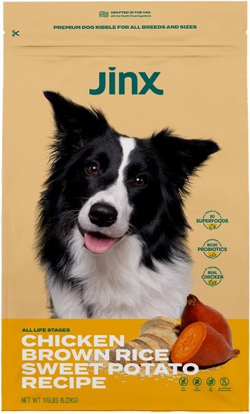 Jinx Chicken, Brown Rice and Sweet Potato Dog Food Review (Dry)