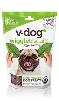 V-Dog Wiggle Biscuits - Blueberry