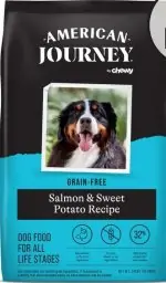Best Dog Food For Boston Terriers With Allergies: American Journey Grain-Free Salmon & Sweet Potato Recipe - Best Dog Food for Boston Terriers