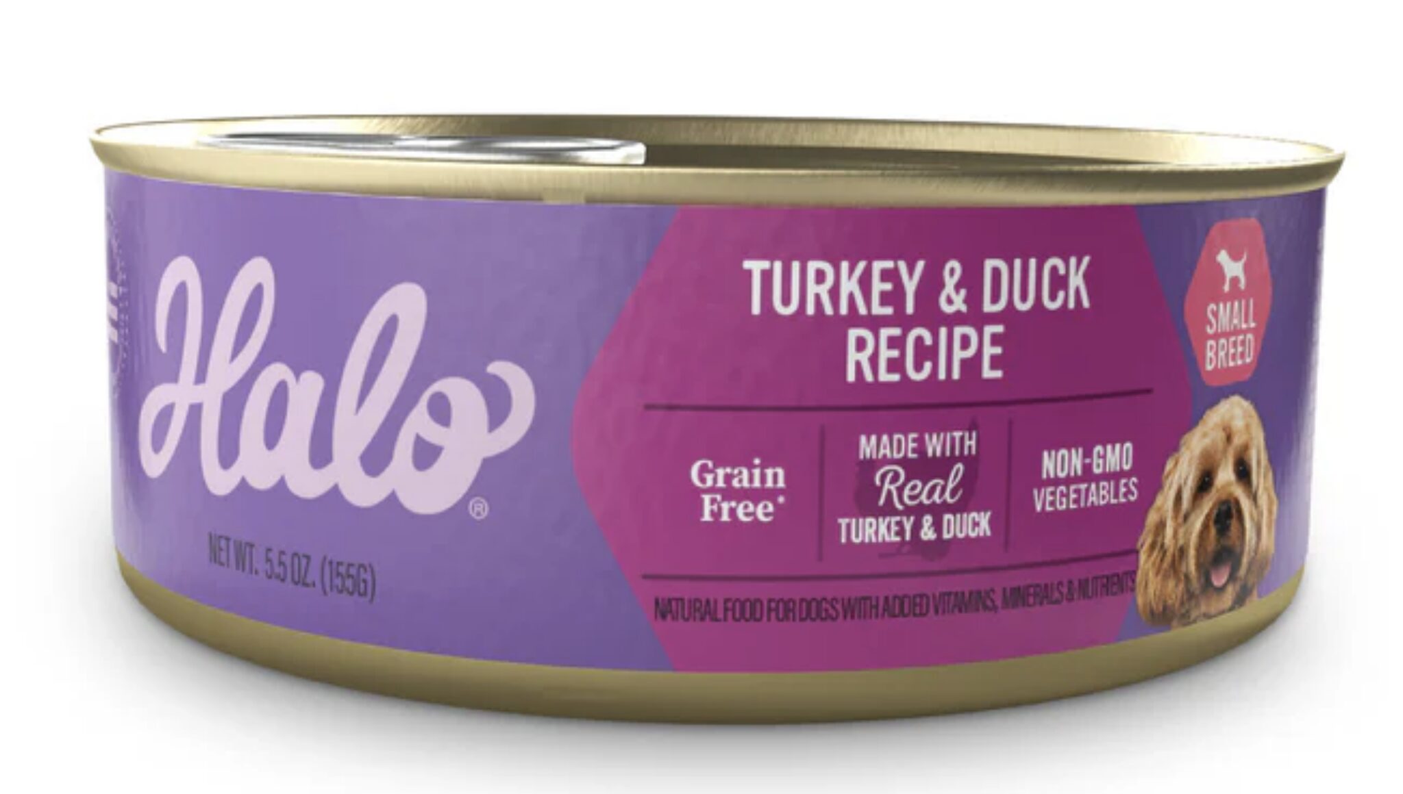 Halo Grain-Free Turkey & Duck Recipe Small Breed - Best Dog Food for Corgis