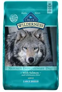 Blue Wilderness Large Breed Adult Salmon with Wholesome Grains Recipe - Best Dog Food for Weimaraners