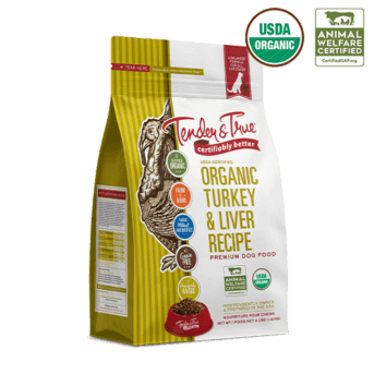 Tender & True Organic Turkey & Liver Grain-Free - Best Sustainable Dog Food