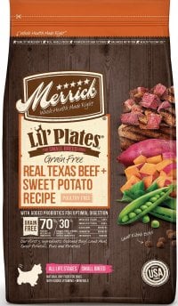 Merrick Grain Free Real Texas Beef Dry - Best Dog Food for English Bulldogs