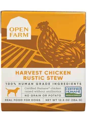Open Farm Harvest Chicken Rustic Stew - Best Food for Mixed Breed Dogs