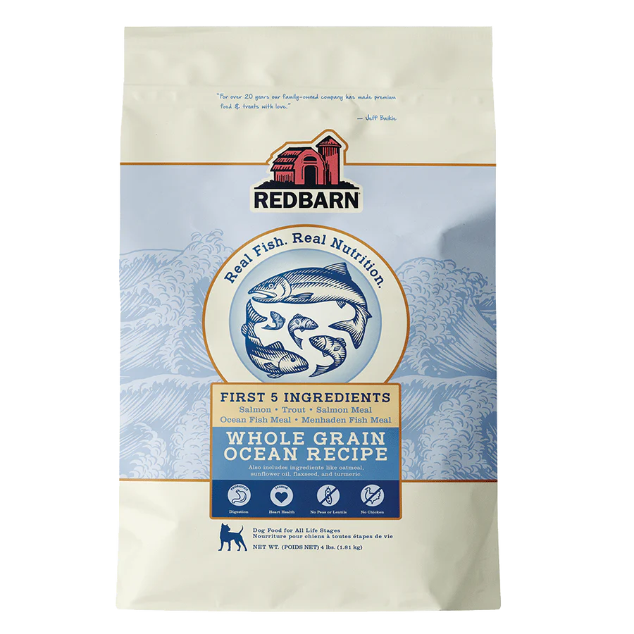 Redbarn Whole Grain Ocean Recipe - Best Food for Mixed Breed Dogs