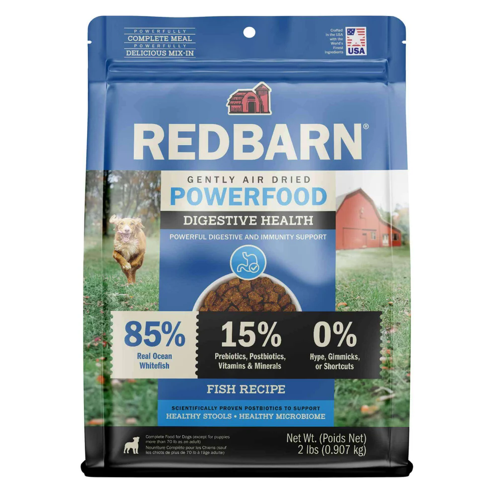 Redbarn Gently Air Dried Powerfood Digestive Health Fish Recipe - Best Dog Food for Cairn Terriers